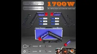 🔥New DW-1.7KW Plus Rotating Handheld Mini Induction Heater &ndash; Safe & Powerful! 🔥
