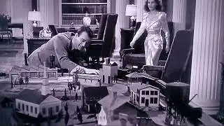 John Wayne Playing With Toy Trains! (A Man Betrayed 1941) 