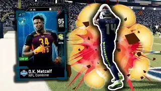*NEW* FREE DK METCALF IS TOO GOOD!! HE CATCHES EVERYTHING!! Madden 20 Gameplay