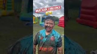MUD SLIDE!! #mud #mudslides #kidsvideo #kids #dirty #messy #shorts #ytshorts #viralvideo