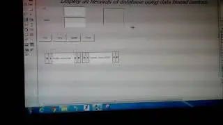 Database Manipulation using Data bound controls in visual basic