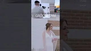 Groom cam moments on a wedding day ￼ #bridelooks #wedding #weddingfun #weddingmoments