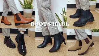 *FLIPKART* Boots Haul / Try on + Review ∆ Non Sponsored Video @pratibhakapruwan