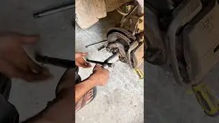 Wheel Bearing Check Nut Removing! #wheelbearing #checknut #wheeldisc #rxmechanic