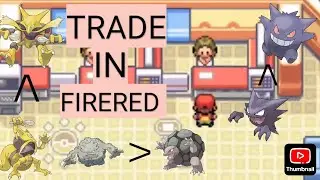 HOW TO TRADE IN POKEMON FIRERED IN MOBILE || TRADE EVOLUTION || 