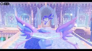 Fountain girl halo theme glitterfrost