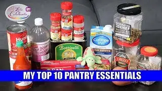 My Top Ten Pantry Essentials | Let's Celebrate TV