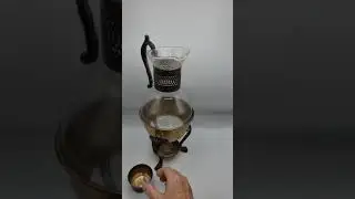 coffee  carafe with warmer vintage