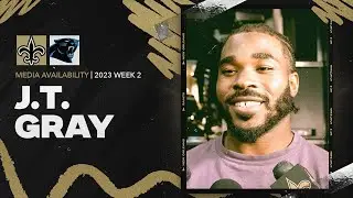 J.T. Gray on rehabbing from injury | New Orleans Saints