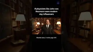 If physicists like John von Neumann were modern-day influencers