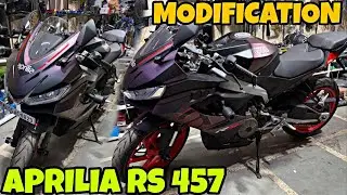 North East se laaye APRILIA RS 457 Modification karwane | Decent Looks 😍 | EvoTech Frame Sliders