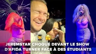 JEREMSTAR CHOQUÉ DEVANT LE SHOW D'AFIDA TURNER FACE À DES ÉTUDIANTS