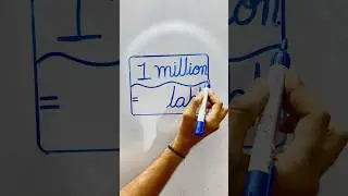 1 million = ? Lakh #knowlede #mathsbyjigs#mathstricks #million #lakhs #education #study #information
