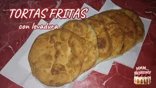 TORTAS FRITAS con LEVADURA!!! Muy rápidas de preparar, deliciosas😋 #tortasfritasconlevadura