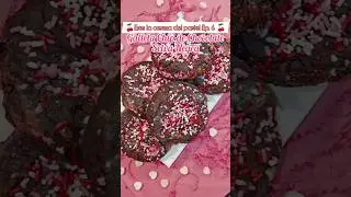 Galleta de chips de chocolate estilo selva negra 🍪🍫🍒