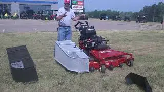 How to install KAGE Katcher on Exmark Walk Behind Mowers