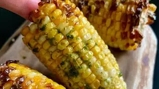 Air-Fried Butter-Parm Corn