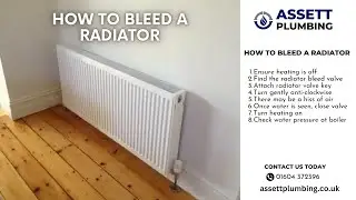 Assett Plumbing   How to bleed a radiator