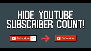 How to hide youtube subscribers count? | hide channel subscribers  on youtube bangla