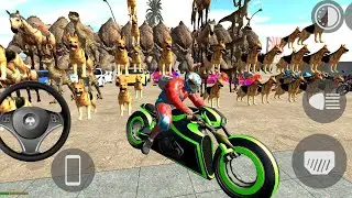 Indian Auto thaft simulator game me franklin ne apni dron gadi ko police station ke under laya hai 
