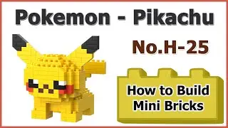 How to Build Mini Blocks Pokemon Pikachu H-25 Review Instructions Specifications