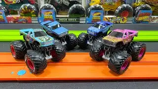 BAD NEWS TRAVELS FAST v STONE CRUSHER v OVER BOARD v BLUE THUNDER! MONSTER TRUCK RACING!
