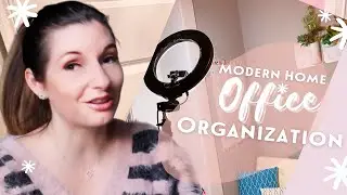 10 Home Office Organization Ideas * DECLUTTER WITH ME * Mom Boss Office Space