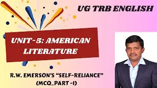 Unit-5: American Literarture_R.W. Emerson's 