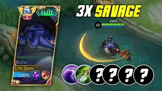 TOP 1 GLOBAL BANE BEST BUILD AND EMBLEM 2023 (3X SAVAGE) -MLBB