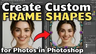 How to Create Custom Frame Shapes for Photos in Photoshop