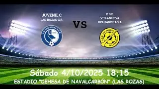 4ª Jornada 2025-26 JUV PREF LAS ROZAS C.F. C  3-0  C.D.E. NUEVO VILLANUEVA DEL PARDILLO A  4-10-2025