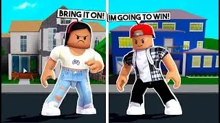 BOYFRIEND vs GIRLFRIEND BUILD CHALLENGE in BLOXBURG! - Roblox