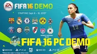 FIFA 16 Demo PC Gameplay Com Teclado