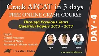 AFCAT 2 2020 Revision Session | MARATHON Class | Five Years Question Papers Solutions (2013 - 2017)