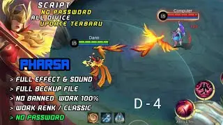 SCRIPT PHARSA 💯 NO PASSWORD FULL EFFECT/FULL SOUND