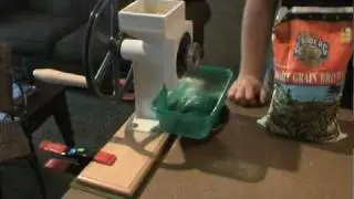 Making Brown Rice Flour with Country Living Grain Mill