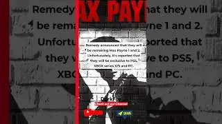 Max Payne 1&2 are getting a remake says Remedy.