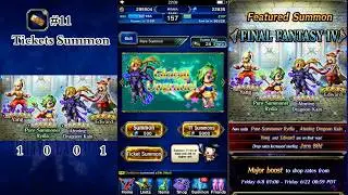 &diams;FFBE&diams; FINAL FANTASY IV Pure Summoner Rydia & Atoning Dragoon Kain Banner Summon