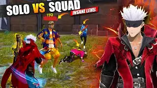 Gojo Bundle Solo Vs Squad Next Lavel Gameplay | Garena Free Fire