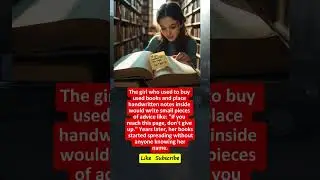 📖 The Girl Who Hid Hope Between the Pages of Old Books✉️ &ldquo;If You Reached This Page, Don&rsquo;t Give Up&rdquo;