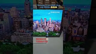 55 inch ka full cinema ab ghar pe 😍📺Samsung 4K Smart TV 🔥Ultra HD picture &bull; Smart features
