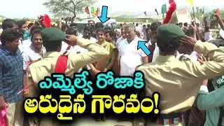 MLA Roja Receives Grand Welcome At 5th YSR Village Cricket Tournament | AP News | Mana Aksharam