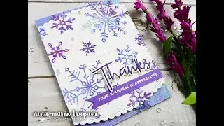 Distress Ink Smooshing + NEW DieCember Release Inspiration