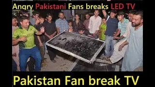 Pakistan fan crying, abusing and breaking TV after losing in WC | Worldcup 2019 India beats Pakistan