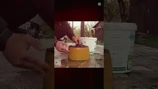 Bal mumu eriterek doğal mum yapımı | #bal #balmumu #balmumumum #doğal