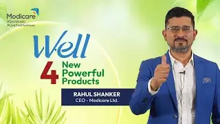 Mr. Rahul Shanker, CEO Modicare Launches 4 Powerful Wellness Products