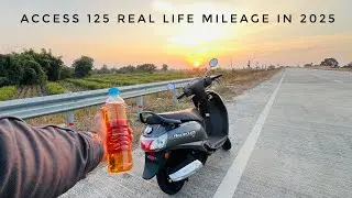 Suzuki Access 125 Mileage Test in 2025✅ km? | Bs6 | In Half Liter |  Real Life Mileage Test Result ?