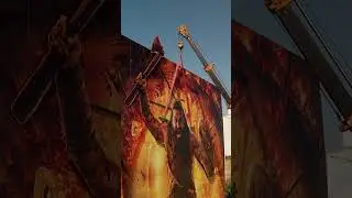 Massive Hoarding of Kantara Chapter 1 in Delhi | In Cinemas OCT 2nd | Rishab Shetty | Hombale Films