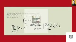 What is the radius of convergence of a power series? How do you find it? (b) What is the interval of
