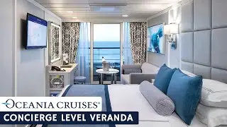 Oceania Insignia | Concierge Veranda Stateroom Full Walkthrough Tour & Review | 4K